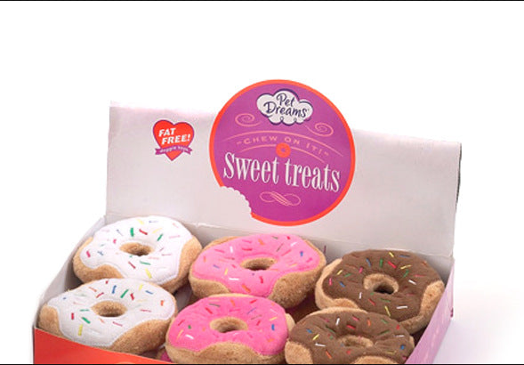 Pet plush donuts toy