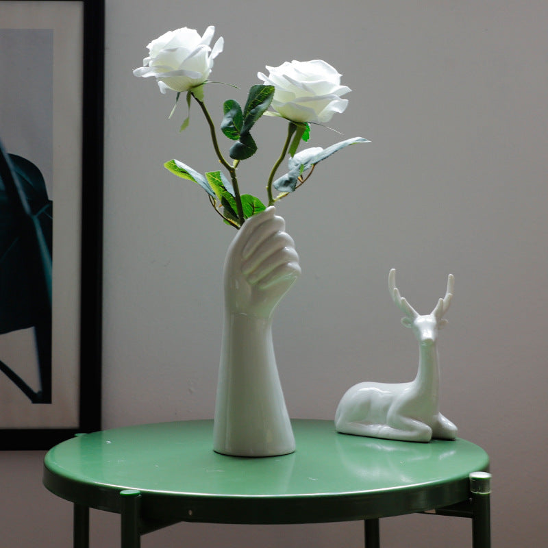 Nordic Ins ceramic vase decoration crafts