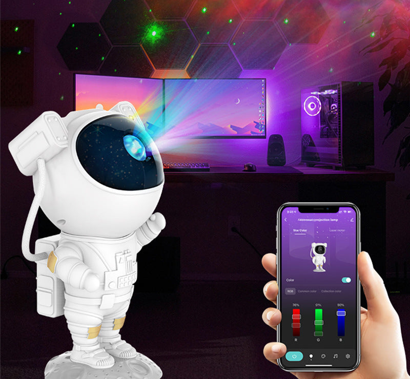 Astronaut starry sky lamp