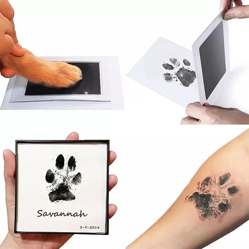 Baby/Pet footprints & handprint inkless ink pad souvenir set