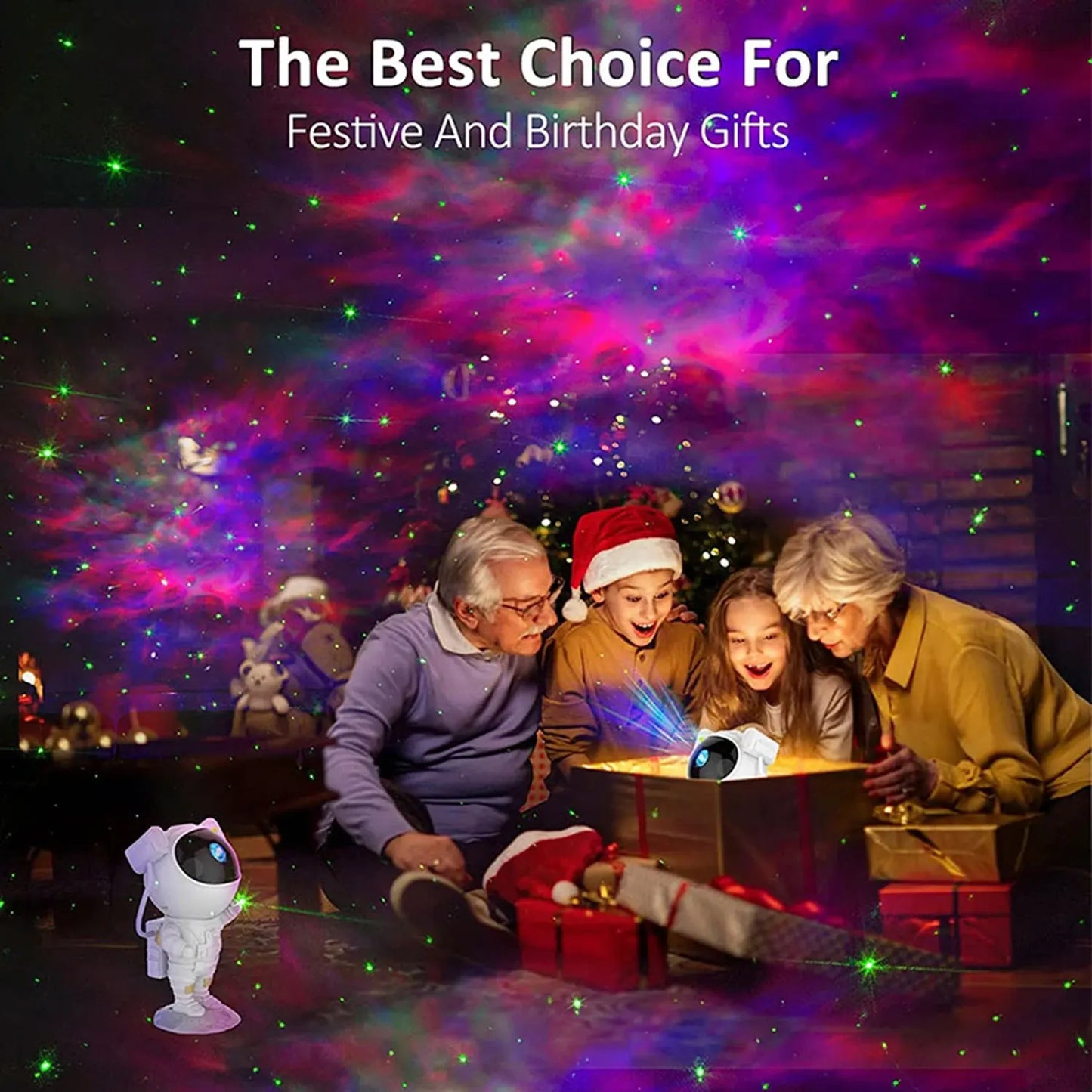 Astronaut starry sky lamp