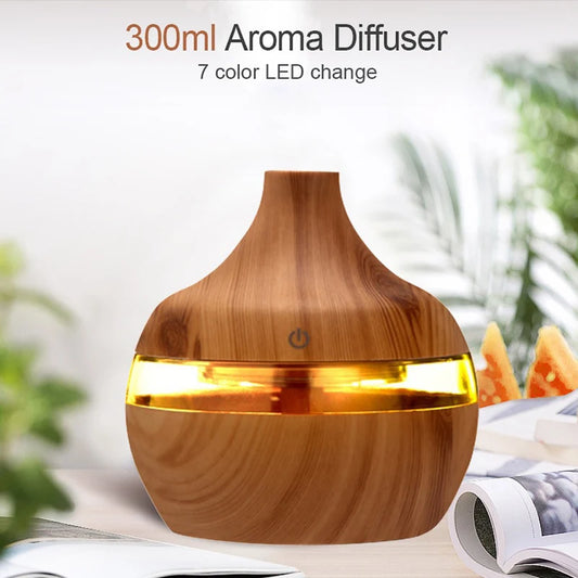 Water drop wood grain humidifier