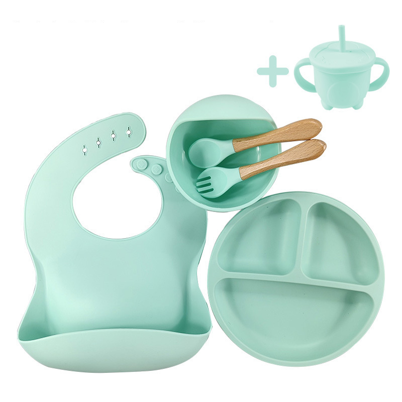 Children's Silicone Dinner Plate Set