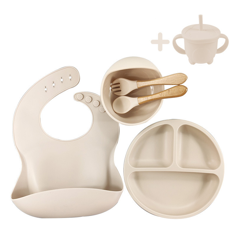 Children's Silicone Dinner Plate Set