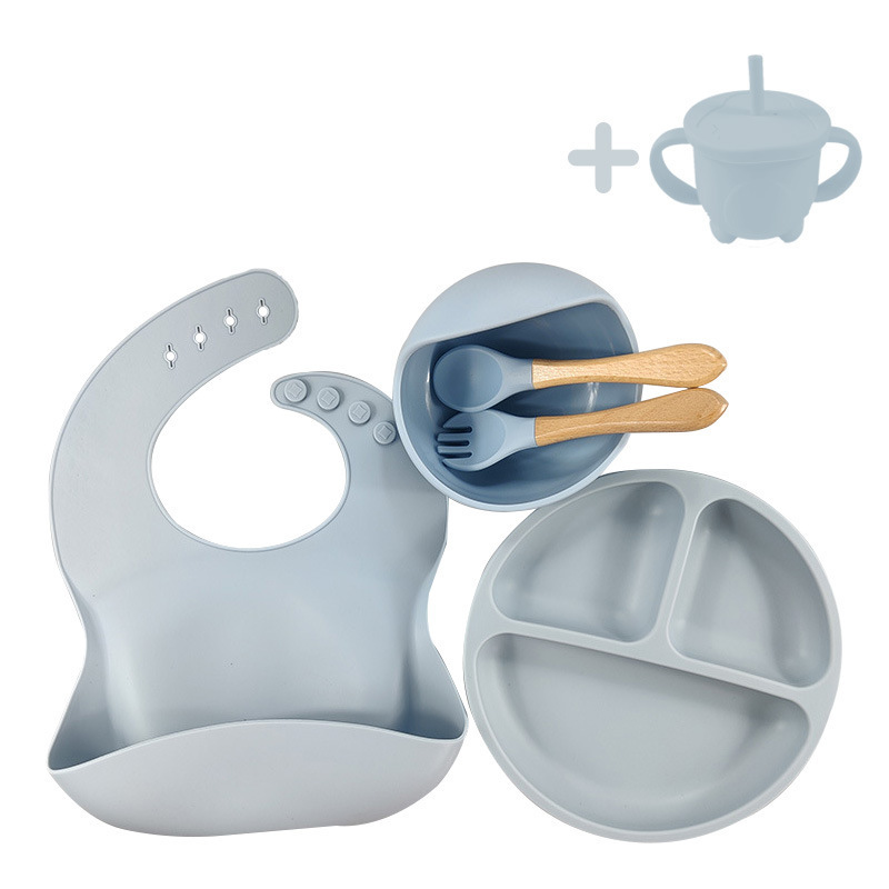 Children's Silicone Dinner Plate Set