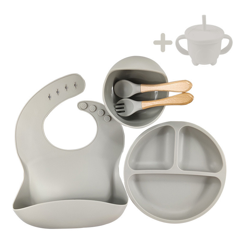Children's Silicone Dinner Plate Set