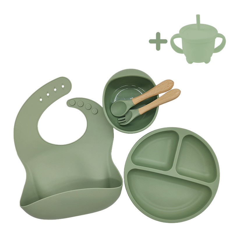 Children's Silicone Dinner Plate Set