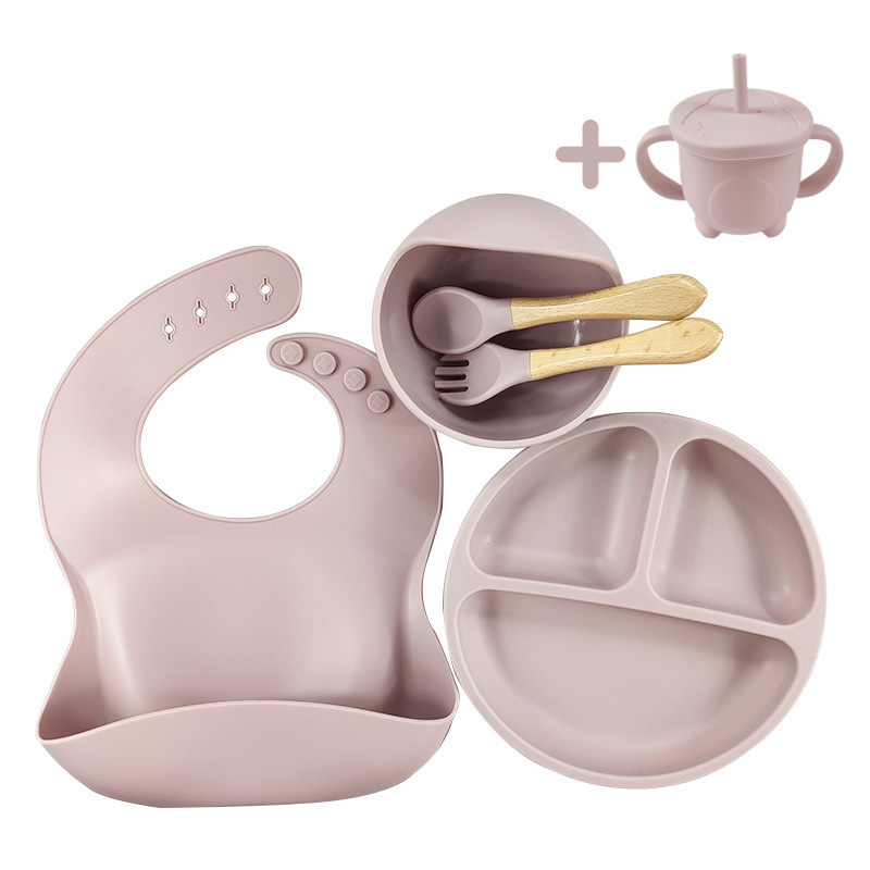 Children's Silicone Dinner Plate Set