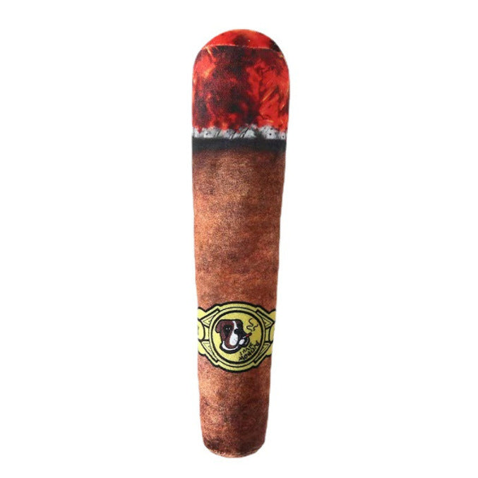 Cigar plush pet sound toys