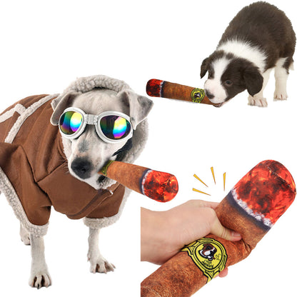 Cigar plush pet sound toys