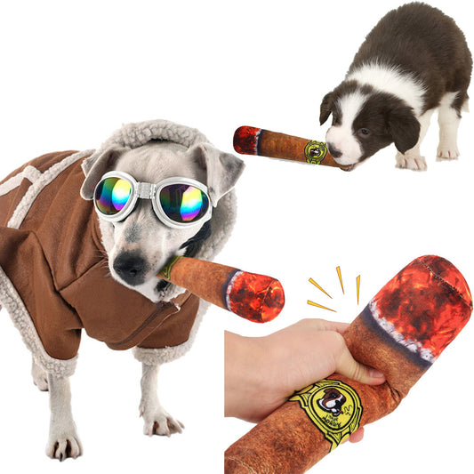Cigar plush pet sound toys