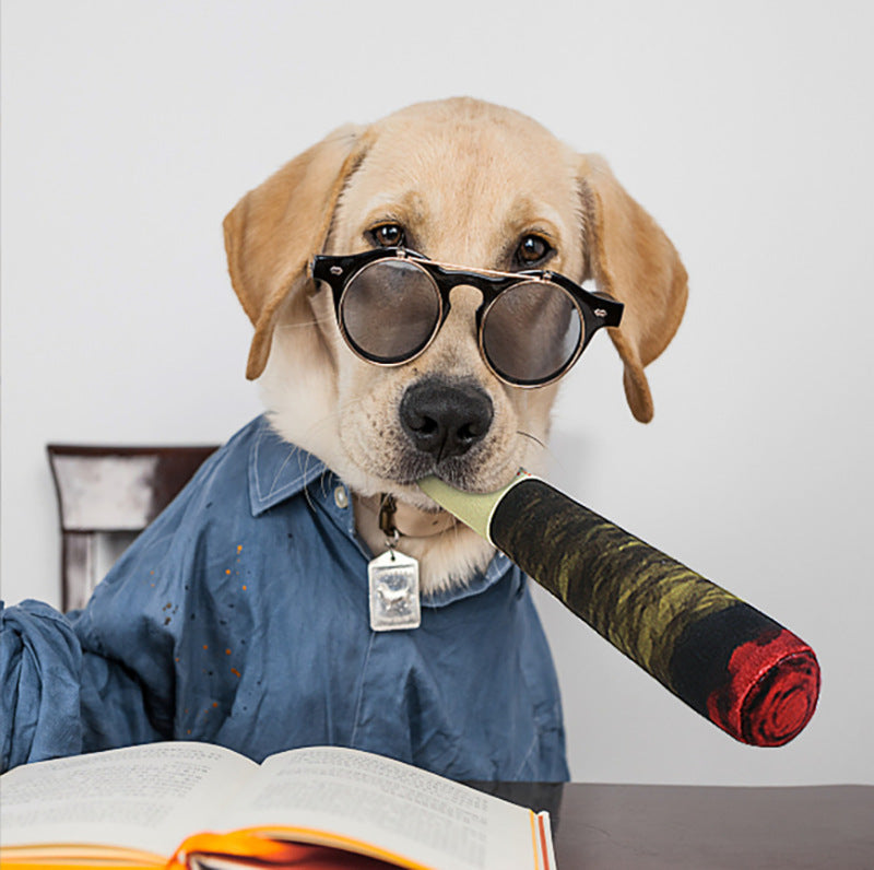 Cigar plush pet sound toys