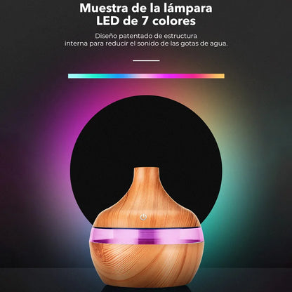 Water drop wood grain humidifier