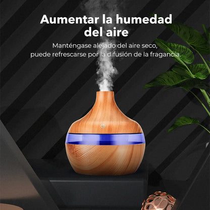 Water drop wood grain humidifier