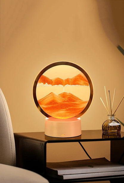 3D Three-dimensional Hourglass Painting Night Light