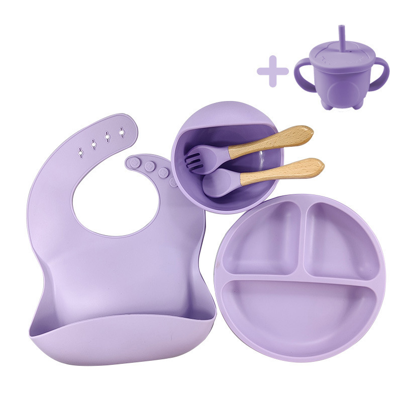 Children's Silicone Dinner Plate Set
