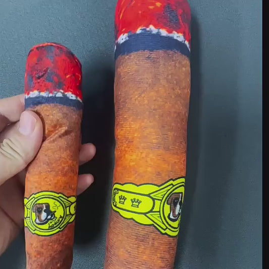 Cigar plush pet sound toys